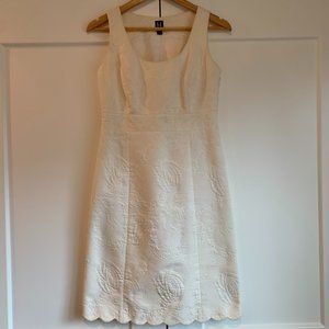 Hilfiger White Scalloped Dress